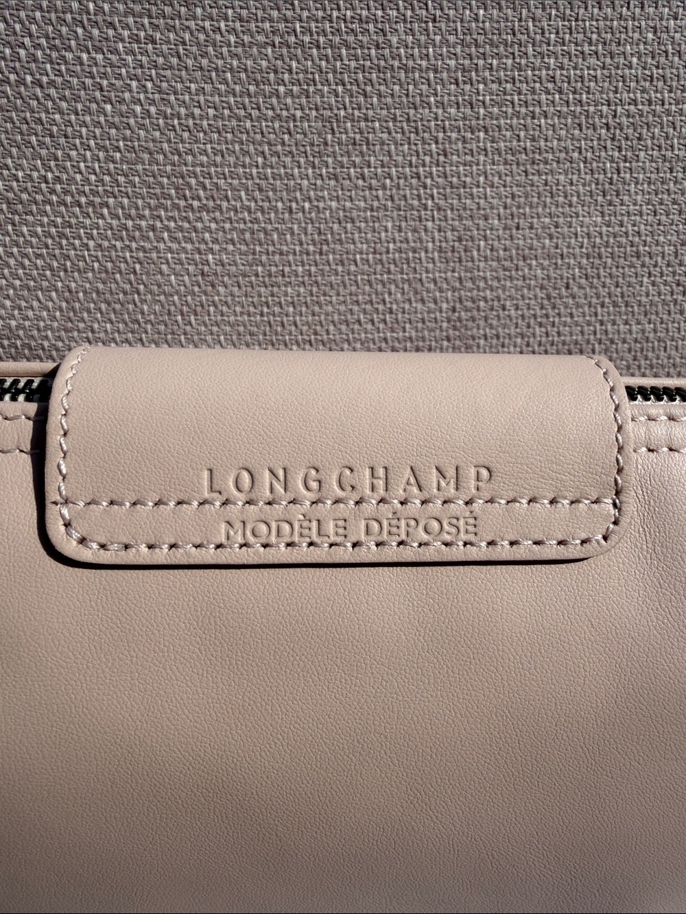 Longchamp Small Light Pink Leather Crossbody Bag Silver Hardware - Picture 6 of 14